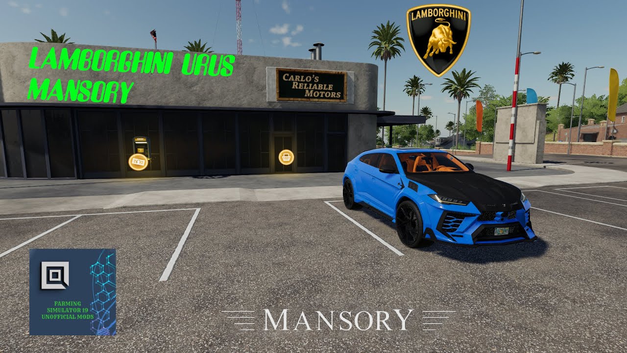Farming Simulator 19 | Lamborghini Urus Mansory | MOD PC |