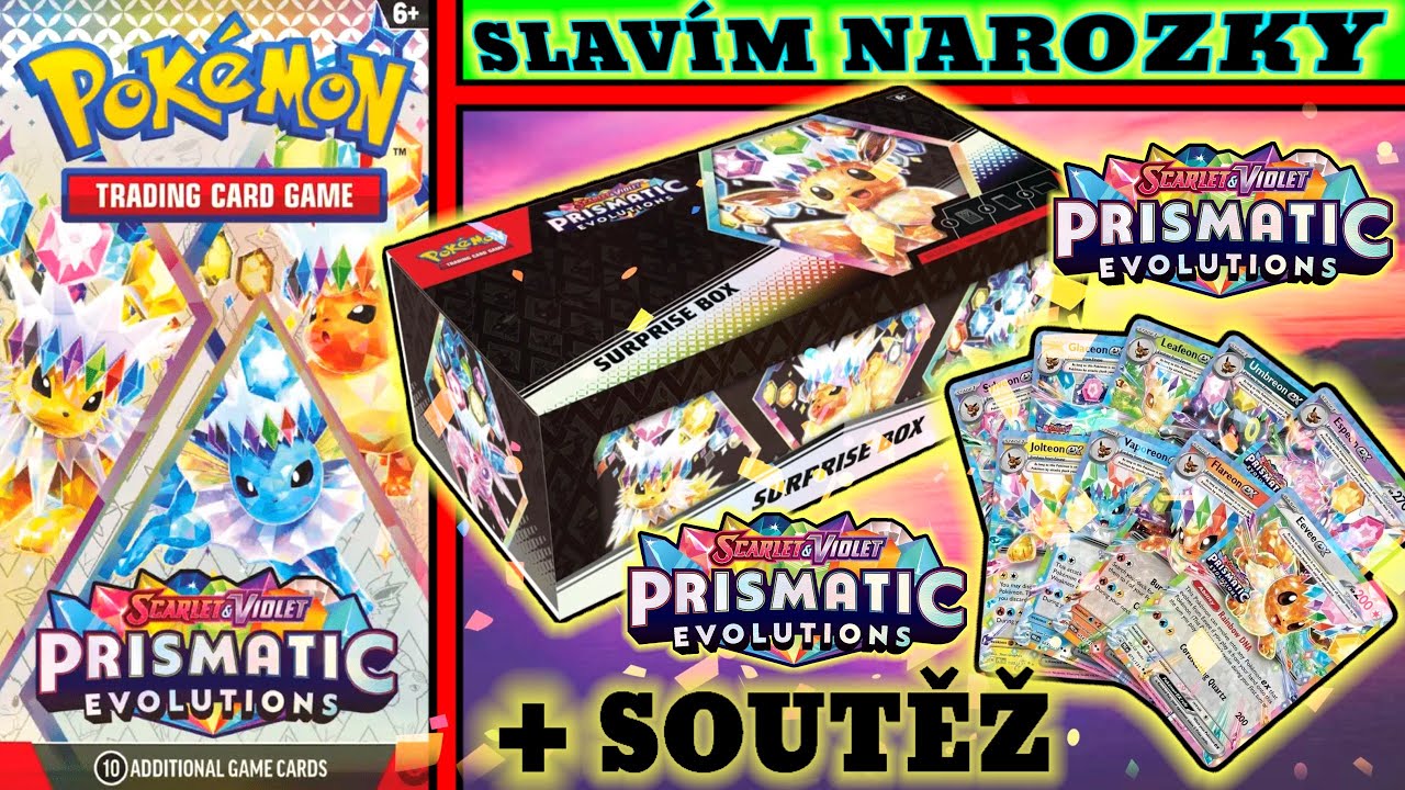 🎉 SLAVÍM NAROZKY s Prismatic Evolutions Surprise Box 🎉
