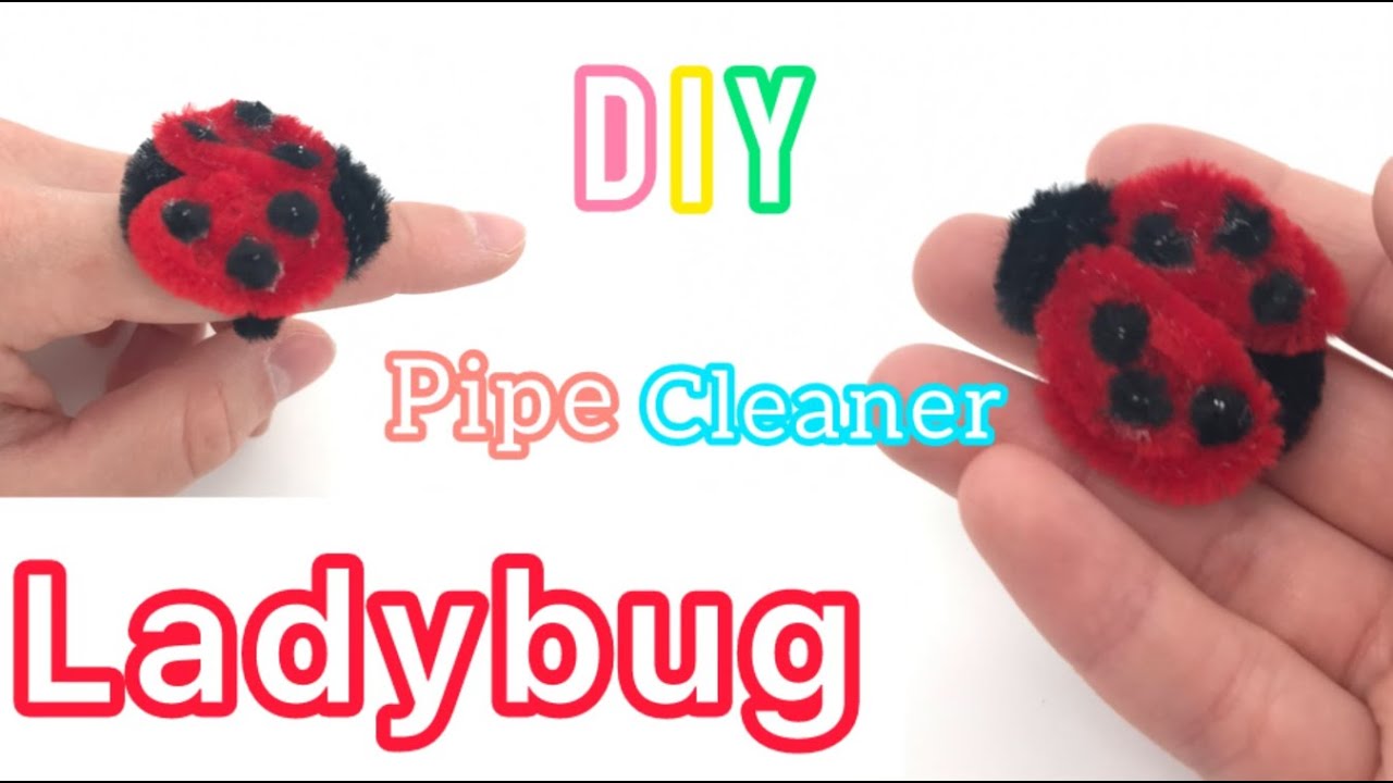 Make an Easy Cute Pipe Cleaner Ladybug | DIY Tutorial