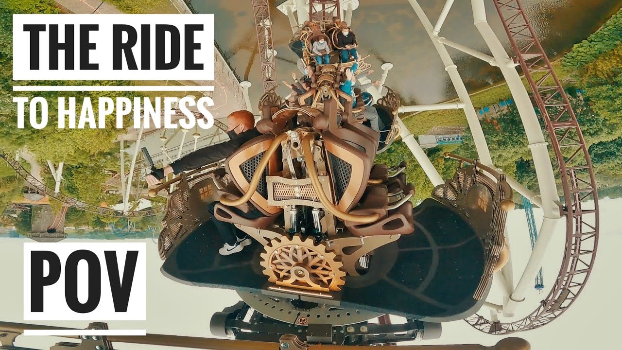 🎢THE RIDE TO HAPPINESS Tomorrowland - on ride/POV - Plopsaland de Panne - nouveauté 2021