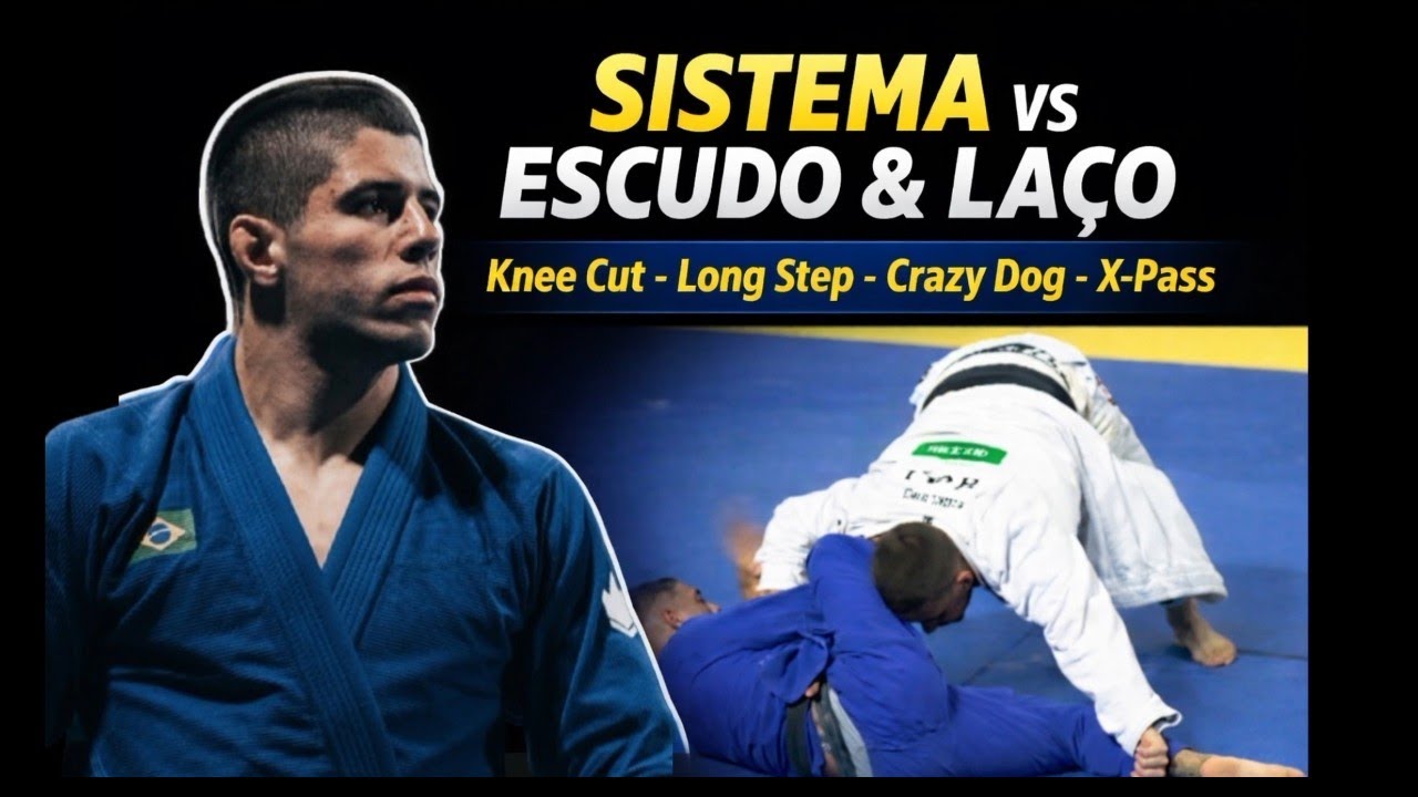 Sistema de passagem vs Escudo e Laço (Knee Cut, Long Step, Crazy Dog e X-Pass)