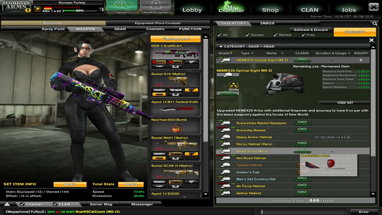 Combat Arms Classic : Account review No SALE! ~ Jacquemoonde ~ UPDATE MAI 2025