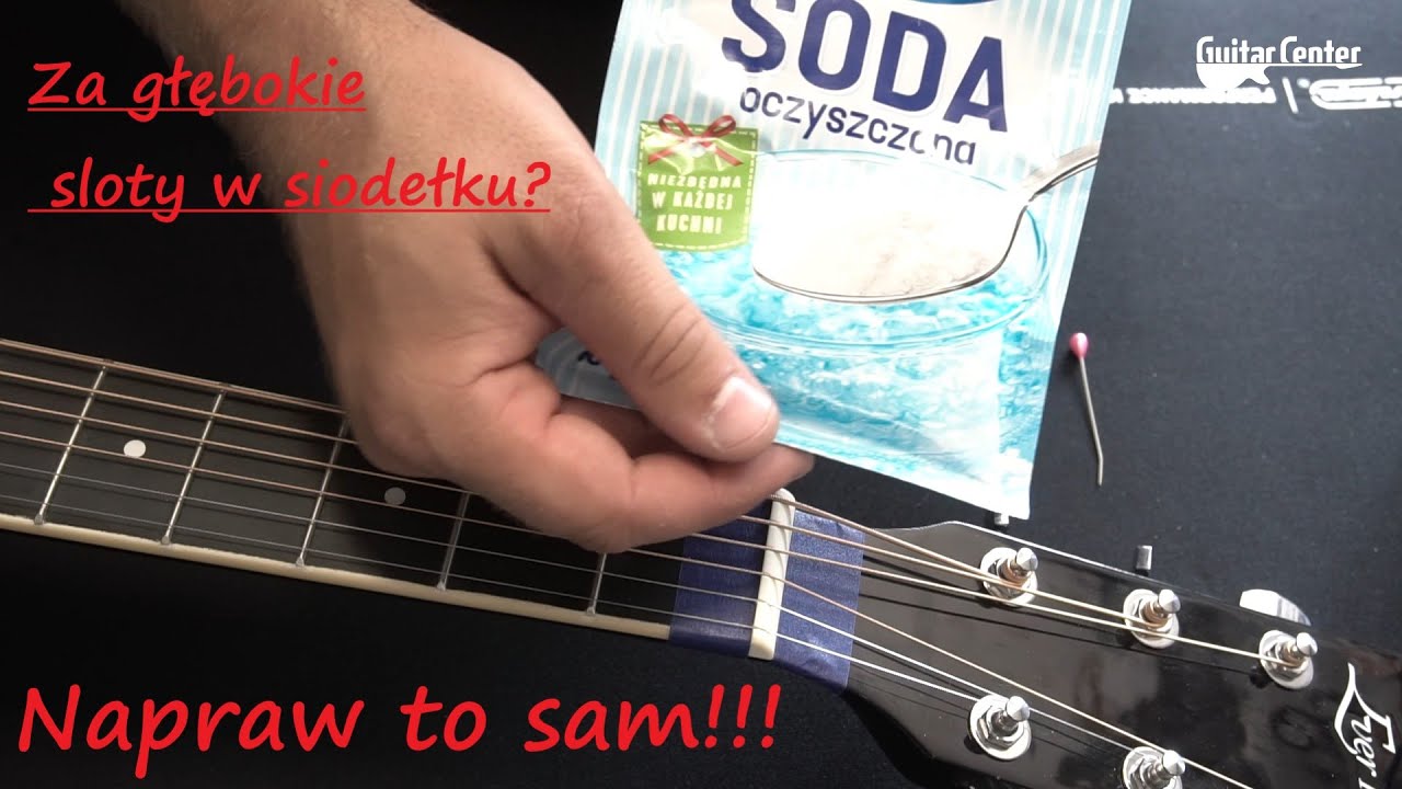 Za głębokie sloty w siodełku? Napraw to sam!!! Pomoc doraźna - guitarcenter.pl