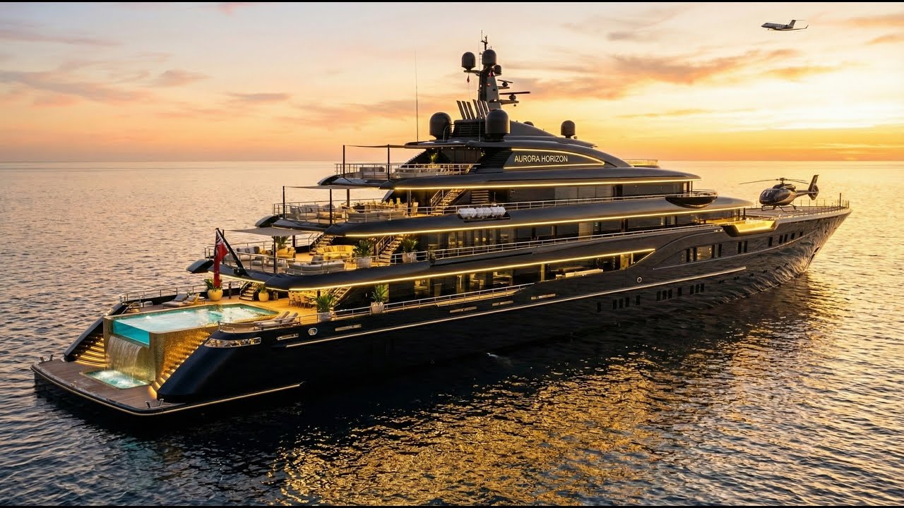 This $2 Billion Mega Yacht Is Bigger Than a Small Town — Full Interior Tour