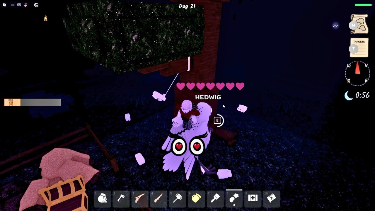 MONSTER TAMING in the NEW Update 99 nights in the forest ROBLOX