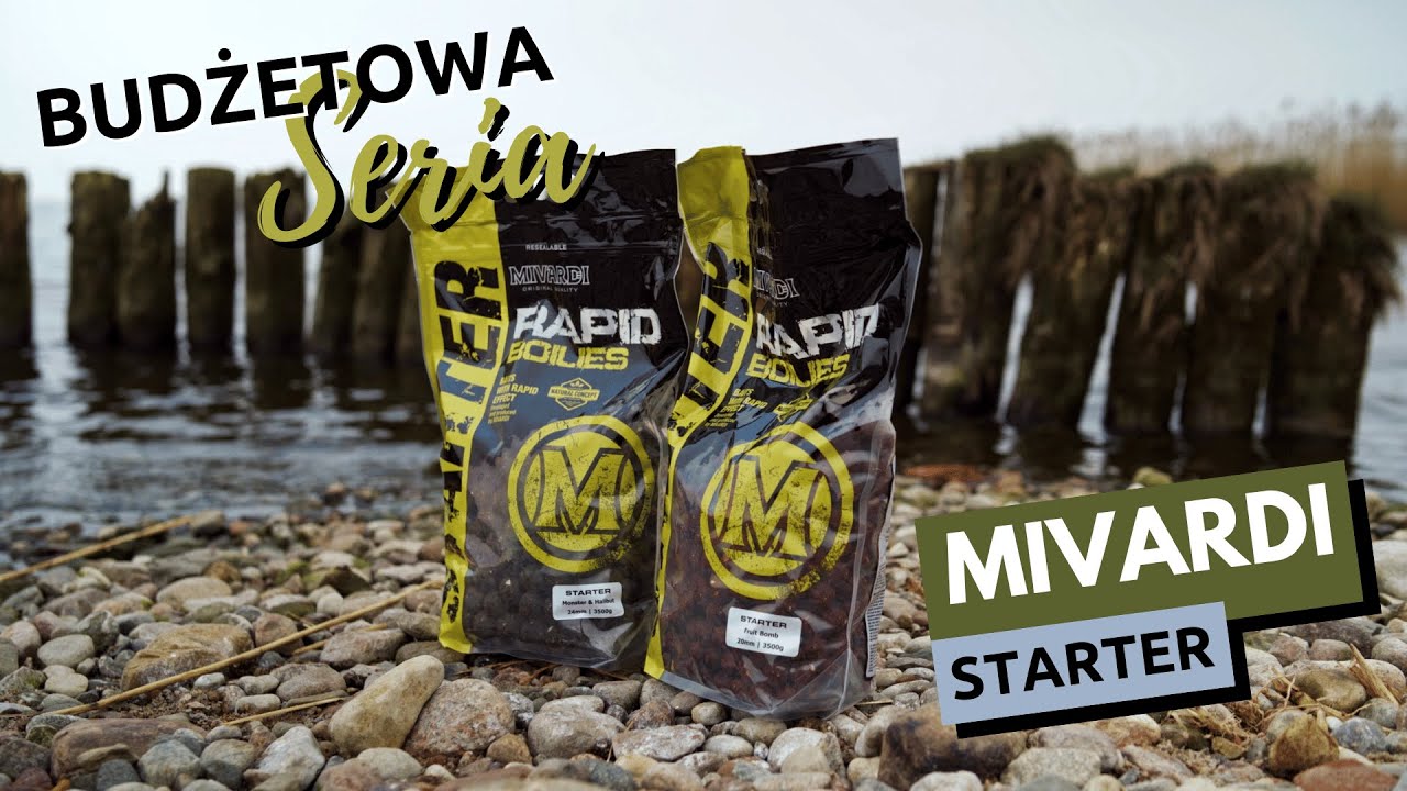 Ekonomiczne kulki proteinowe Mivardi Rapid Starter Fruit Bomb i Monster & Halibut