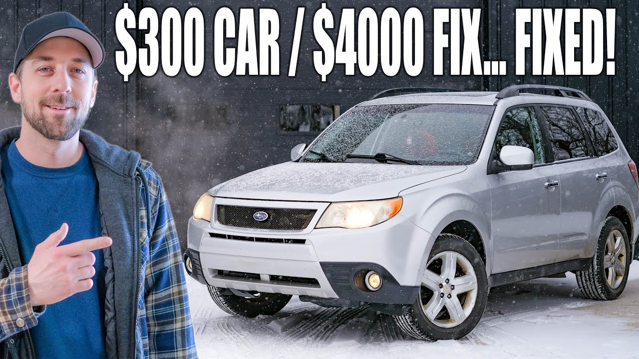 I Bought a $300 Subaru With a $4000 Problem... (Engine Pulled and LEAKS Fixed!)