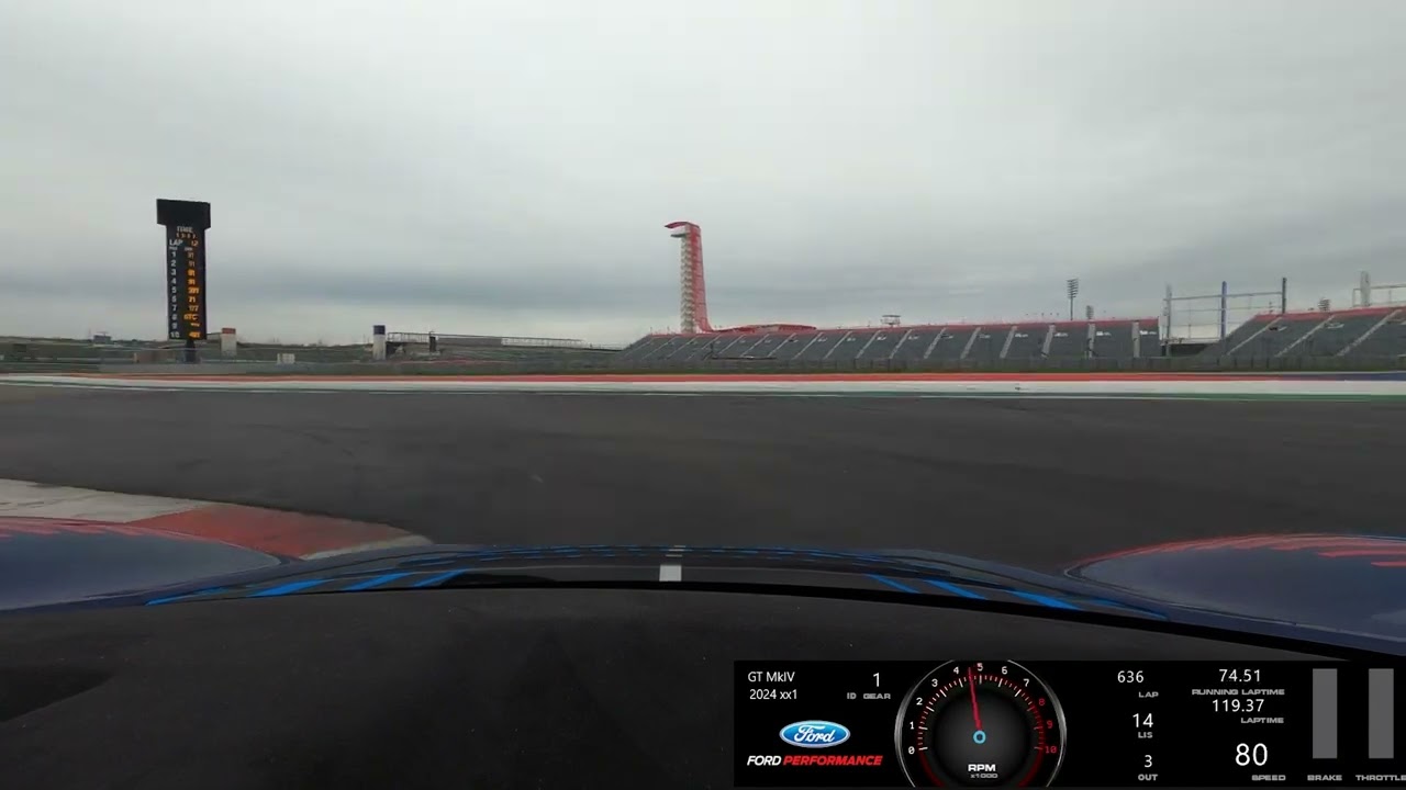 Ford GT MK IV - COTA 1:58.77 Lap