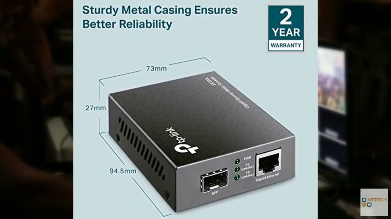 Review - TP-Link MC220L | Gigabit SFP to RJ45 Fiber Media Converter | Fiber to Ethernet C