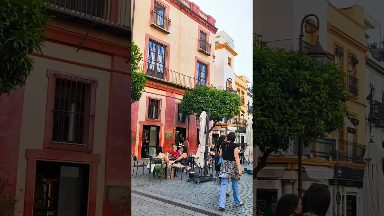 🇪🇸Mira! Streets of the old city in Sevilla. #sevilla #spain #travel