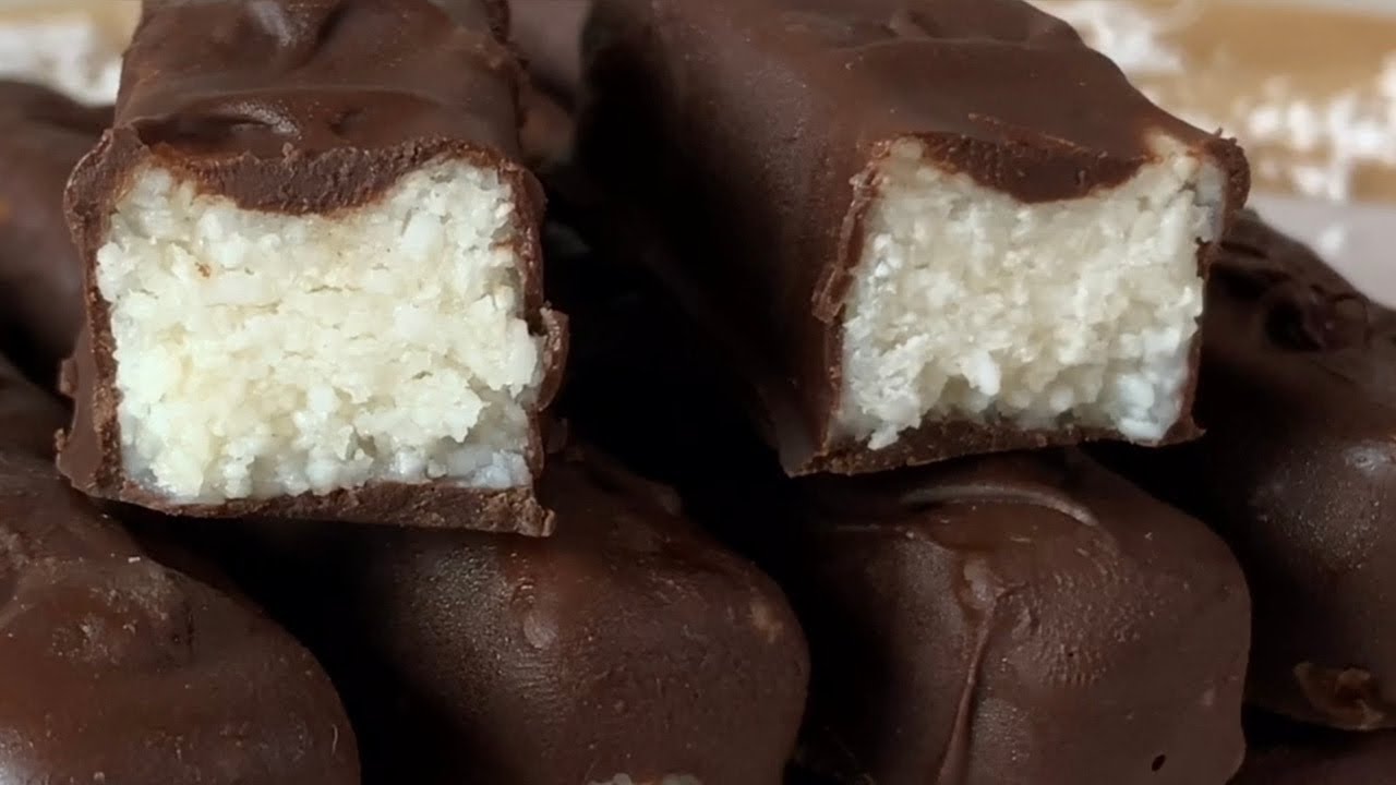 Take some Coconut and Make these Healthy Bounty Bars | No Condensed milk. No Sugar❗️