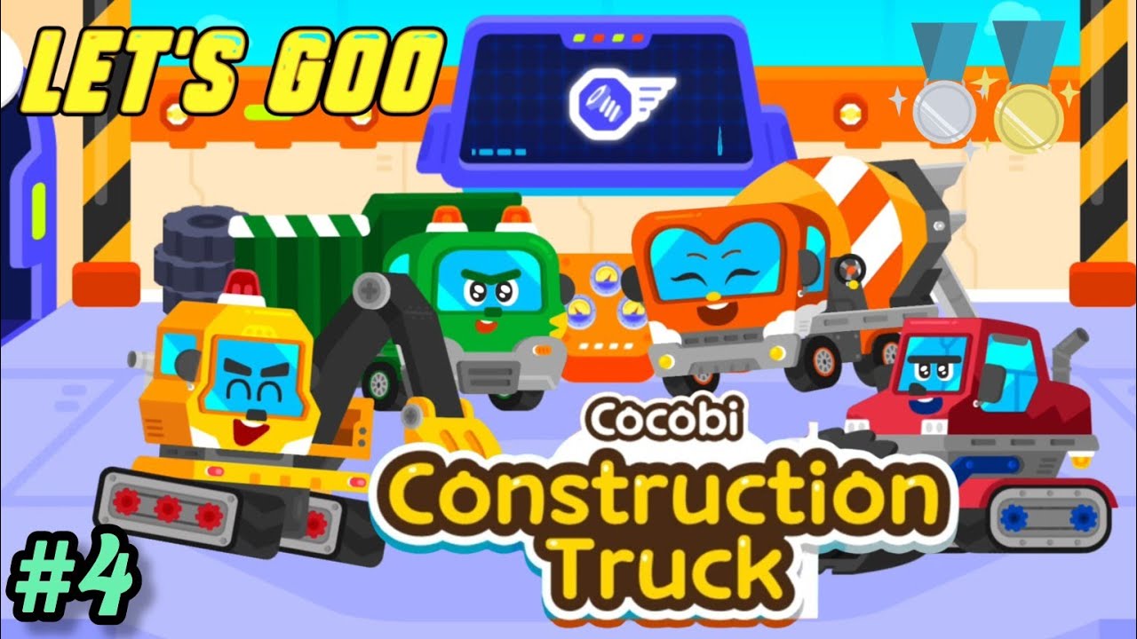 Cocobi Truck Game for Kids – Build & Learn with Fun Vehicles! 🚜🏗️ Part 4