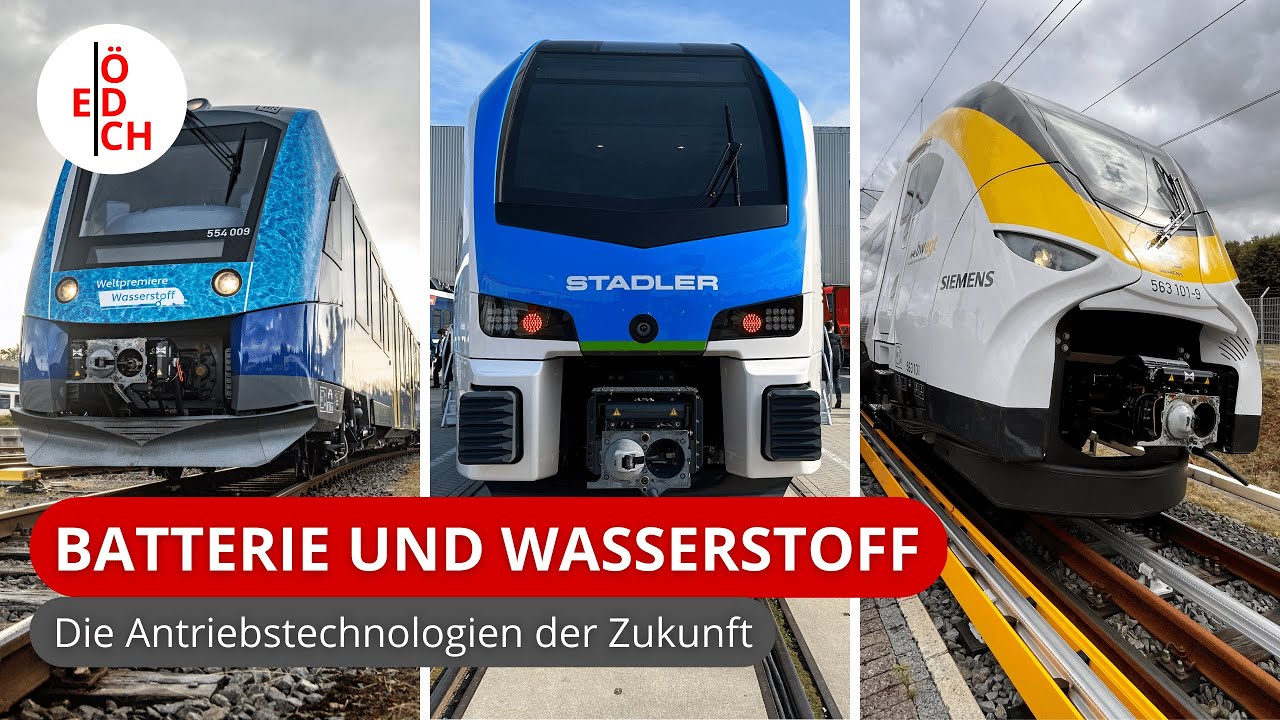 Umweltfreundlich ohne Oberleitung: Das leisten alternative Antriebe in Regionalzügen