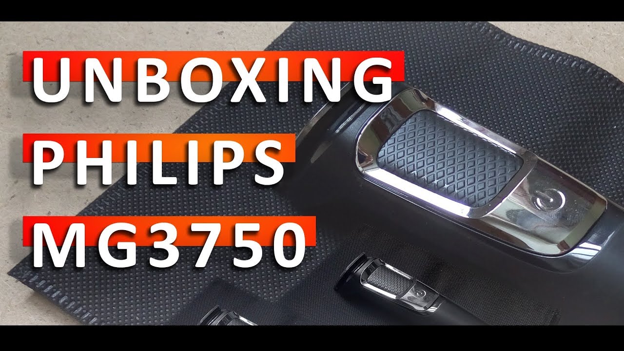 [UNBOXING SOUNDLESS] TRIMMER PHILIPS NORELCO MG3750/50 SERIES 3000. Frustration-free packaging