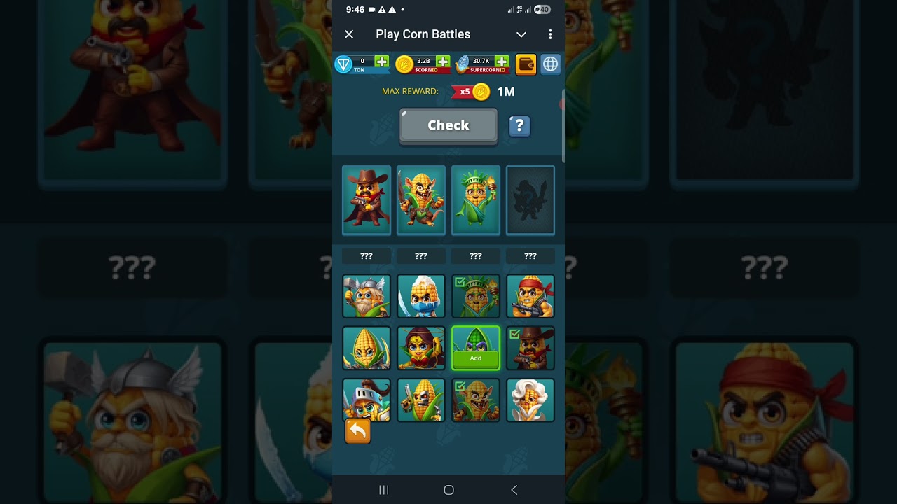 Corn battle daily combo 22-23 December