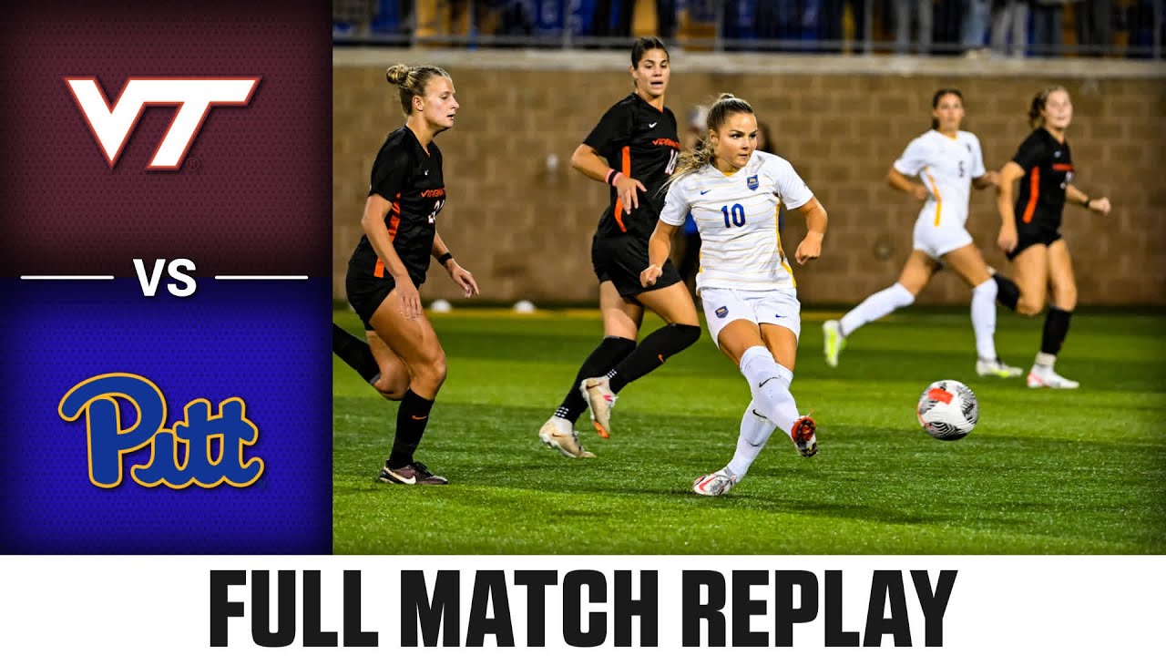 Virginia Tech vs. Pitt Full Match Replay | 2023 ACC Women's Soccer