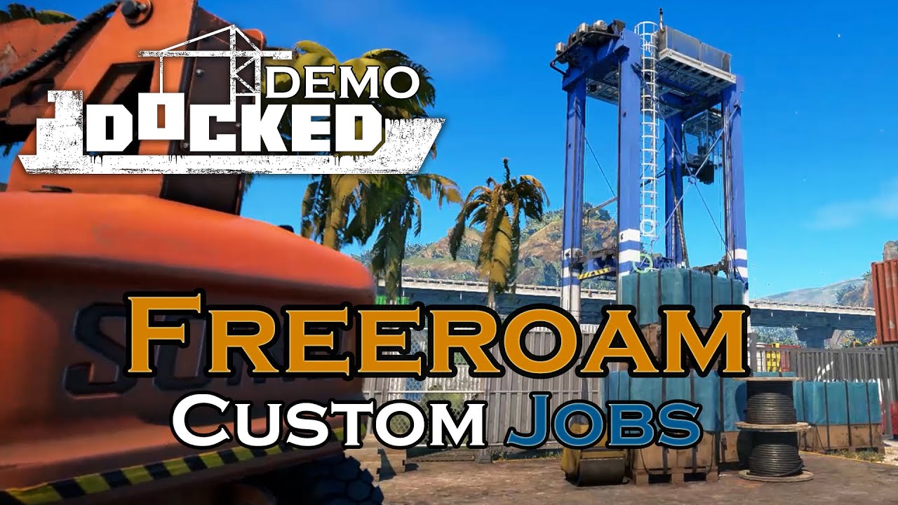 Свободная съемка и пользовательские задания - демонстрация в режиме док-станции [TrackIR/FreePIE ...