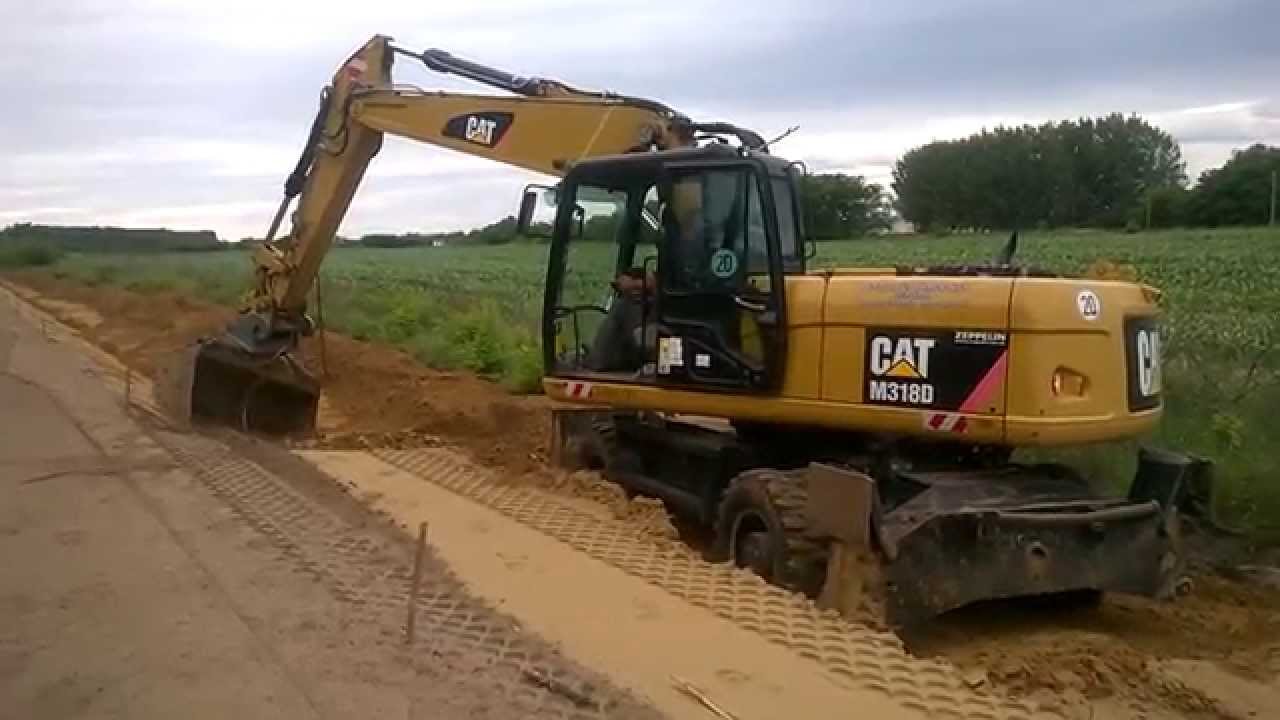 Cat M318D #excavator Facelift in Action