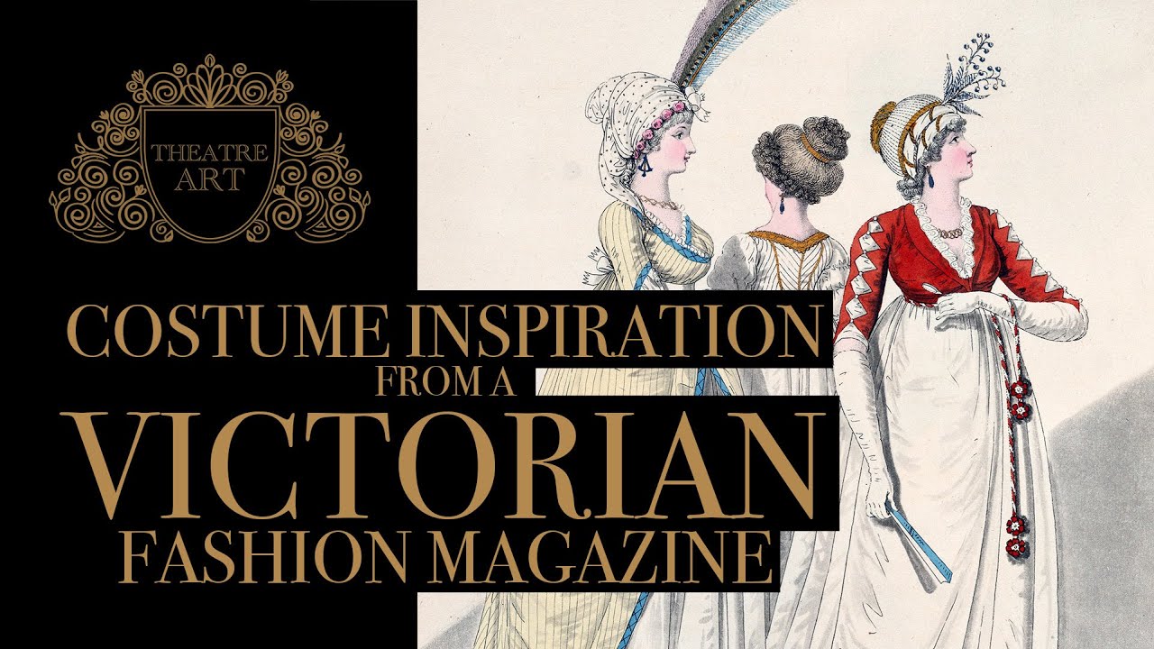 Costume Design Vintage Victorian Costume Fashion Plate Illustrations
