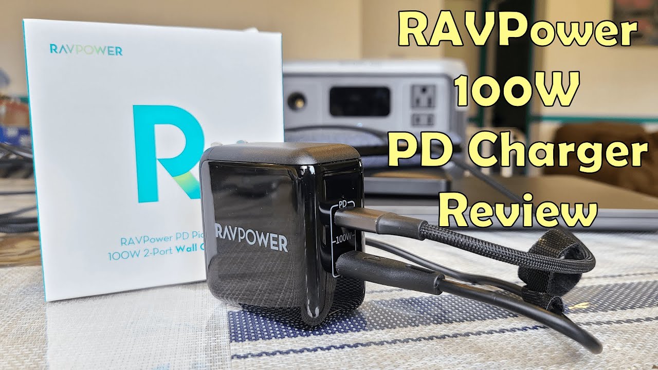 RAVPower 100W GaN 2 Port USB-C Wall Charger Review