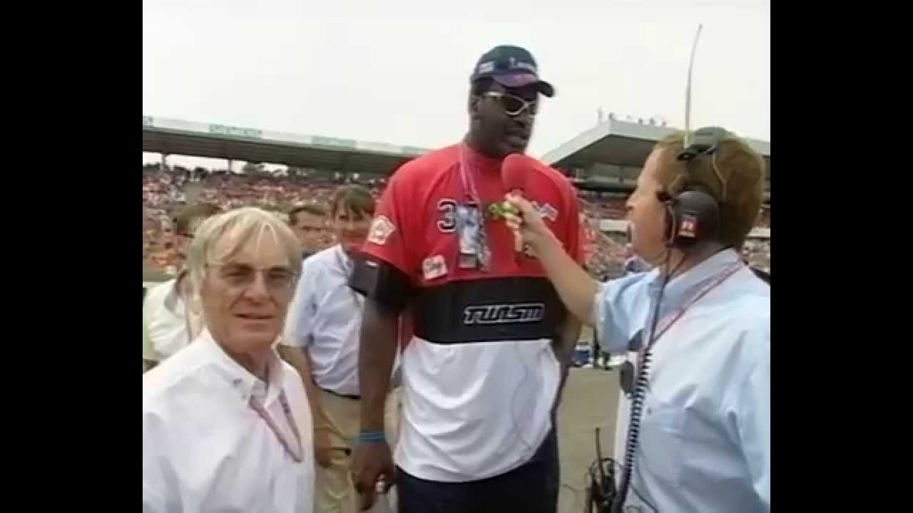 F1 German GP Hockenheim 2001 - Funny Gridwalk with Martin Brundle