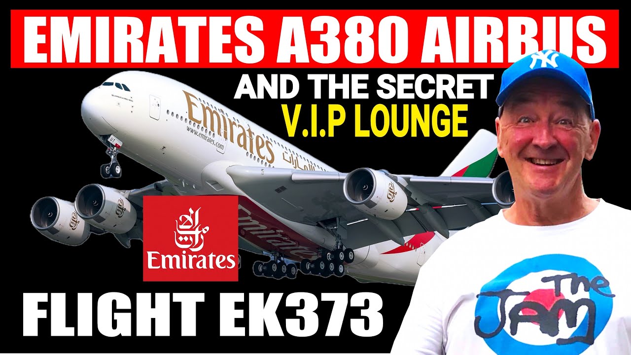 Bangkok to Manchester with Emirates A380 Airbus. Flight EK373