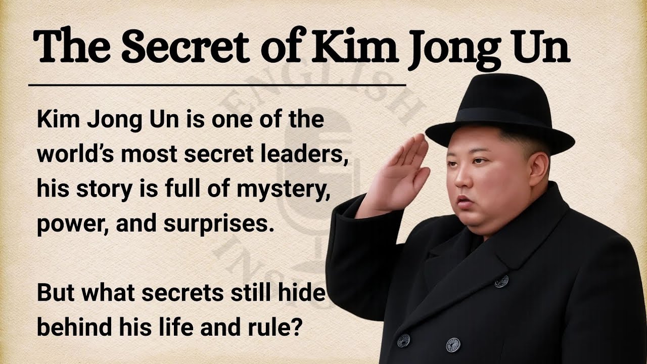The Secret of Kim Jong Un || Learn English Through Story Level 2 || Graded Reader