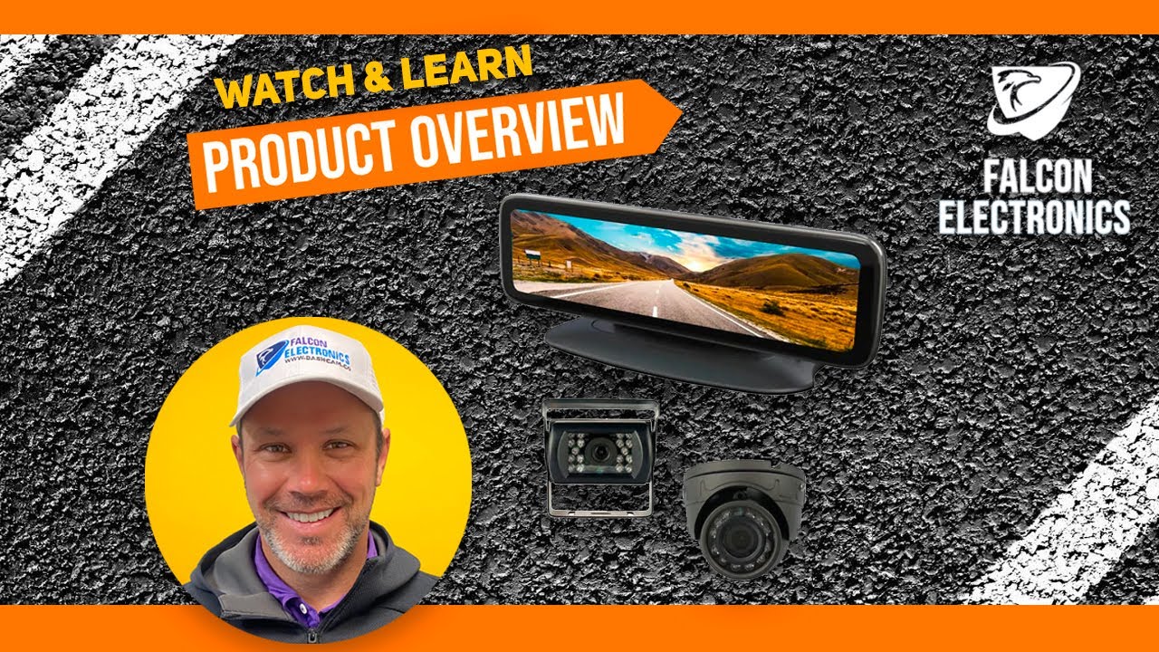 FalconEye 1 to 4 Cam Fleet/Truck Live Streaming 4G WIFI Dash Cam Product Video - No Monthly Fees