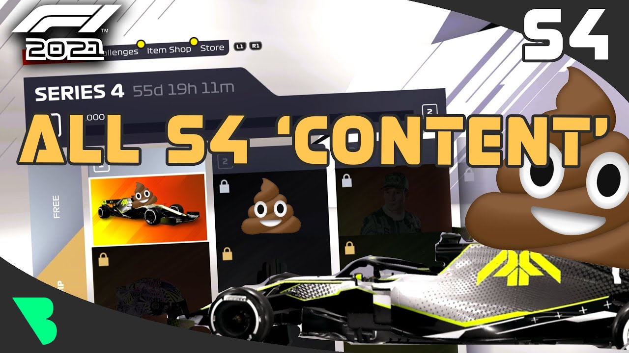 F1 2021 - Series 4 PODIUM PASS CONTENT - (not worth it)
