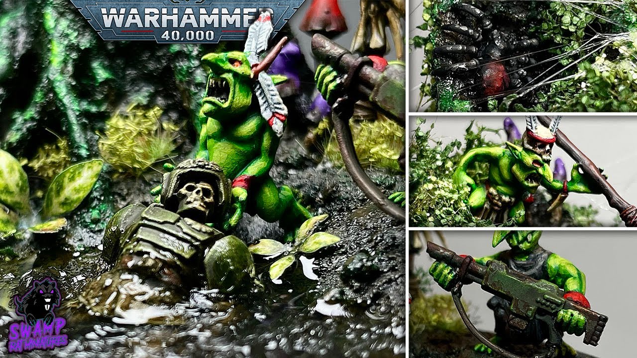 Using Dioramas to build Lore for my Kitbashed Warhammer Army