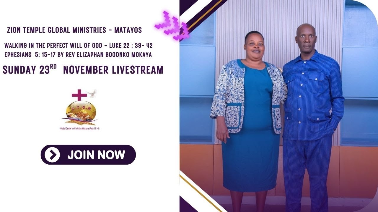 ZION TEMPLE GLOBAL MINISTRIES   MATAYOS CHURCH SUNDAY 30TH NOVEMBER 2025 SERVICE