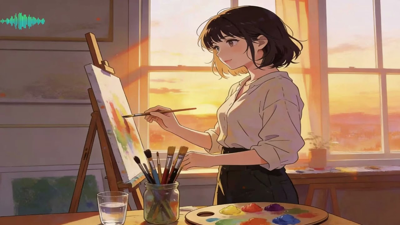 Paint a Sunset with Your Ears 🌅 | Anchored Listening for Calm English Practice
