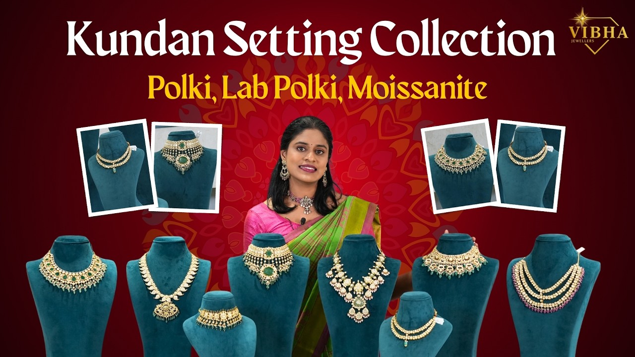 ✨ Discover the beauty of Kundan Setting Jewellery!