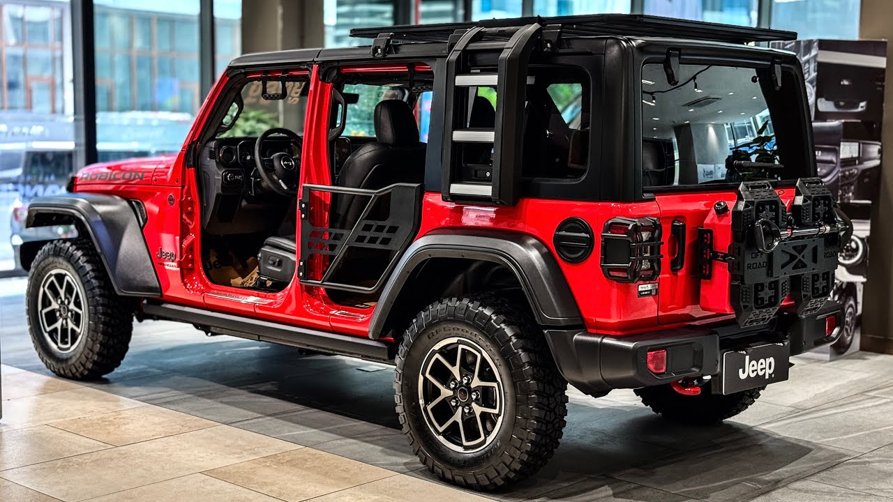 Jeep Wrangler Rubicon AWD 2026 w kolorze czerwonym &ndash; recenzja kr&oacute;la luksusowego SUV-a terenowego