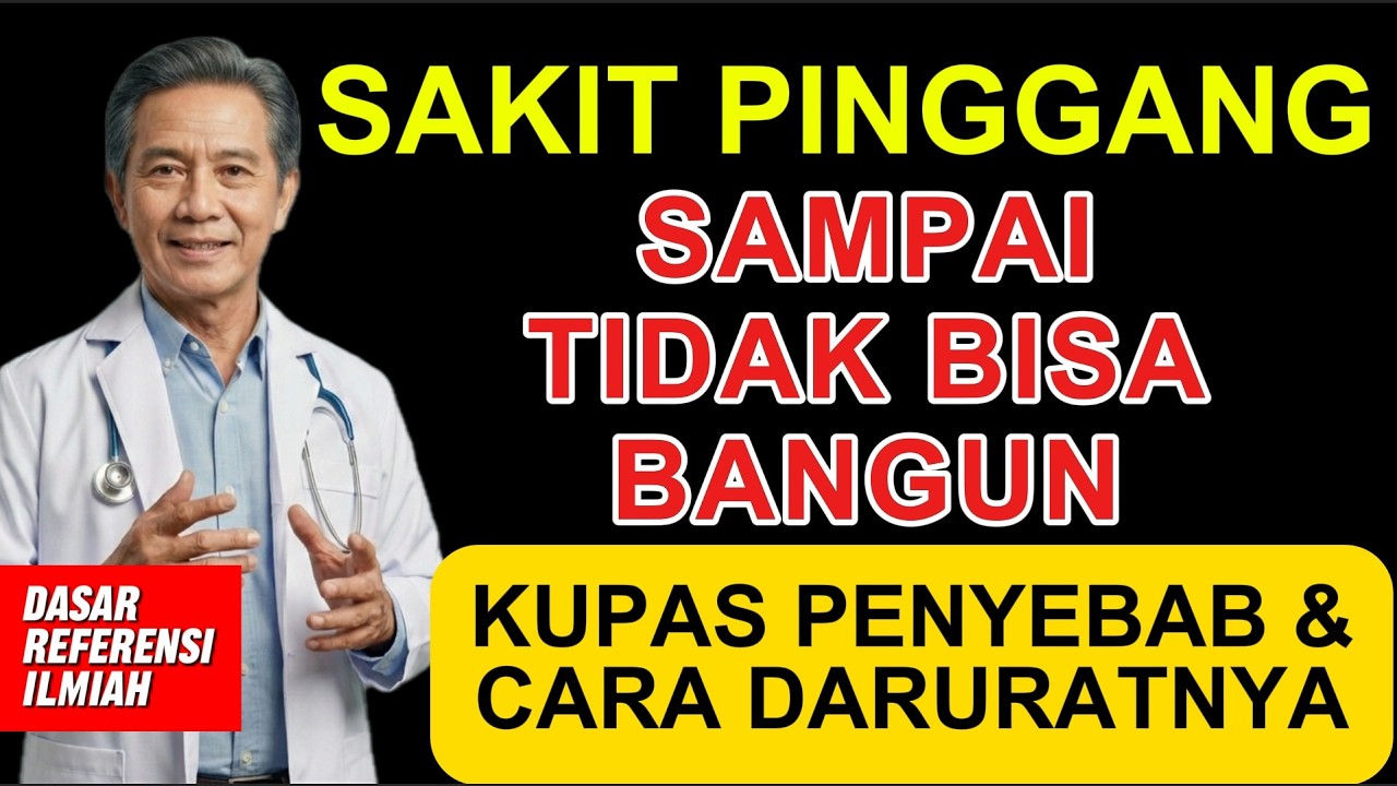 Sakit Pinggang Sampai Tidak Bisa Bangun? Ini Penyebab, Gerakan Darurat di Kasur & Kapan Harus ke IGD