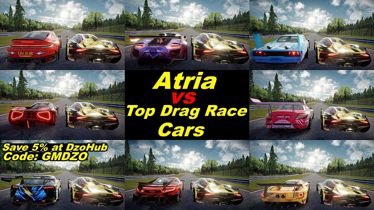 Drive Zone Online || Level 50 Atria - All Tunes, Drag Races 