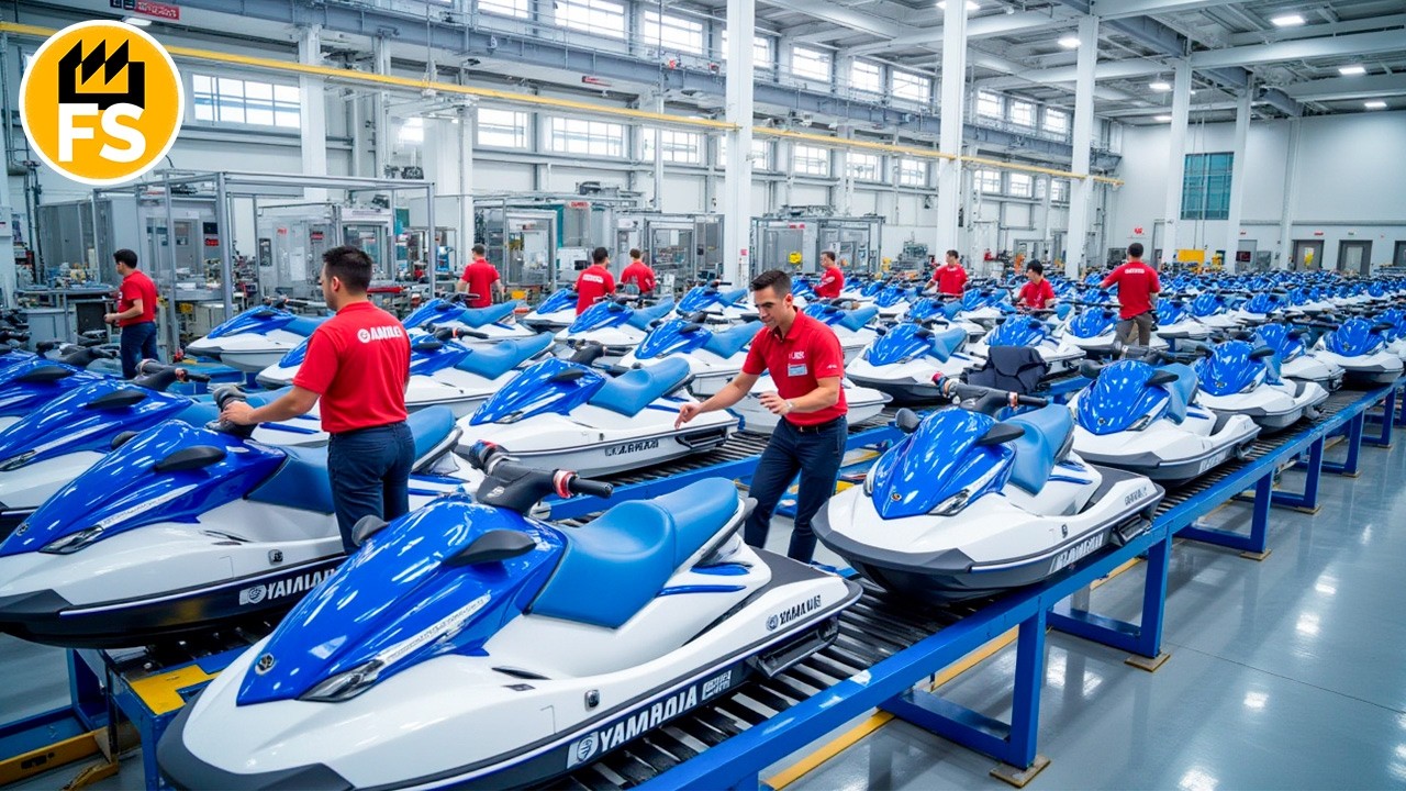 200,000 Jet Skis a Year: How Yamaha Builds Water Monsters?