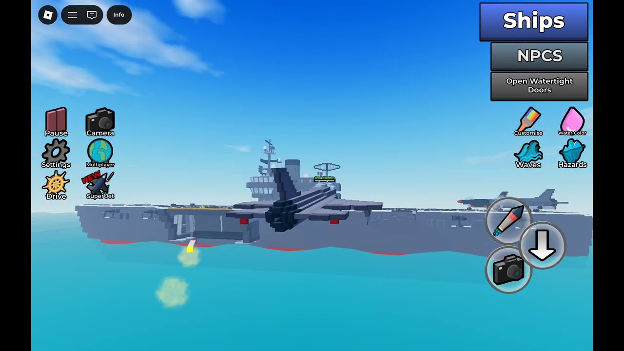 Penguin destroys ships