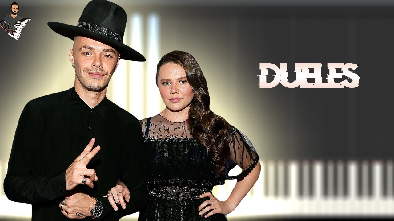 JESSE & JOY - Dueles | Instrumental Piano Tutorial / Partitura / Karaoke / MIDI
