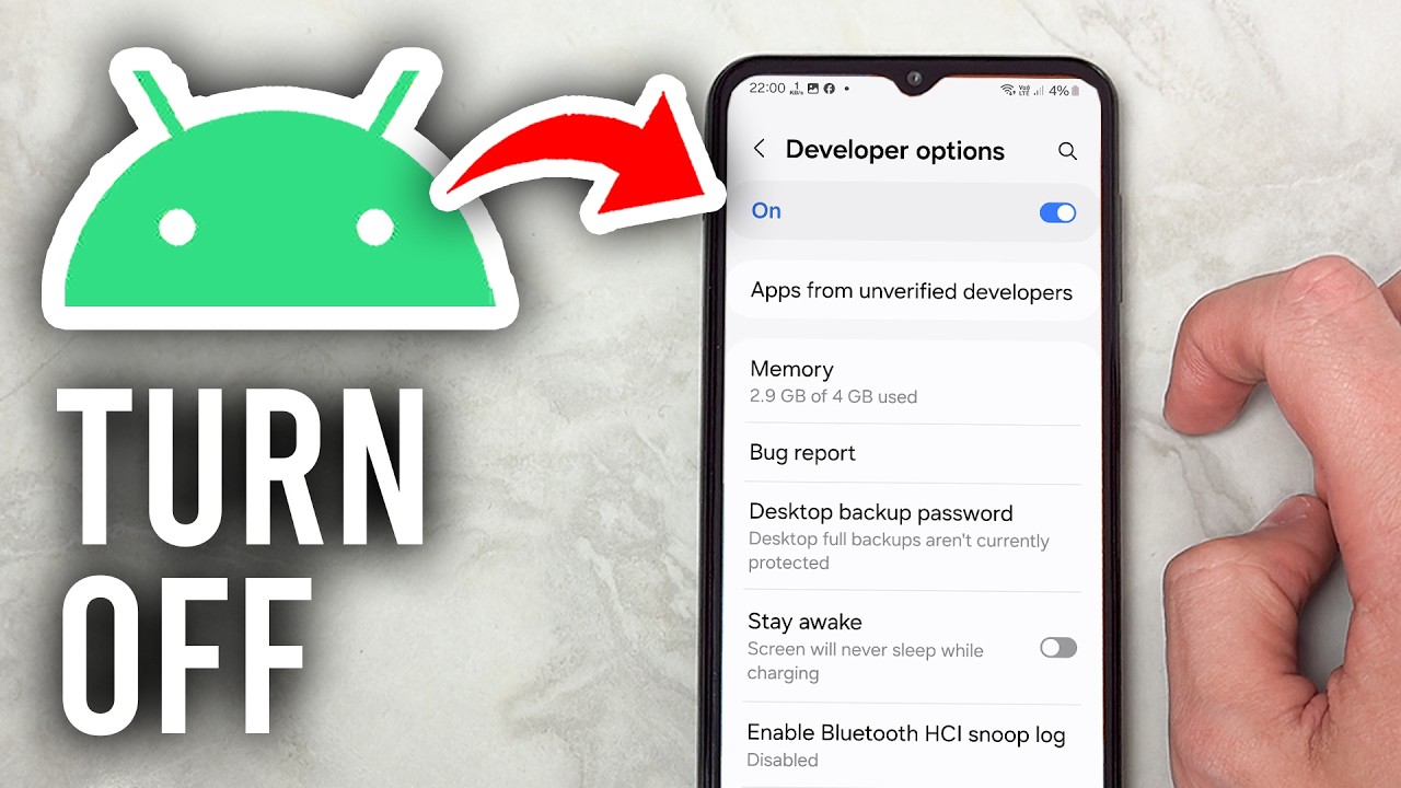 How To Turn Off Developer Mode On Android - Tutorial