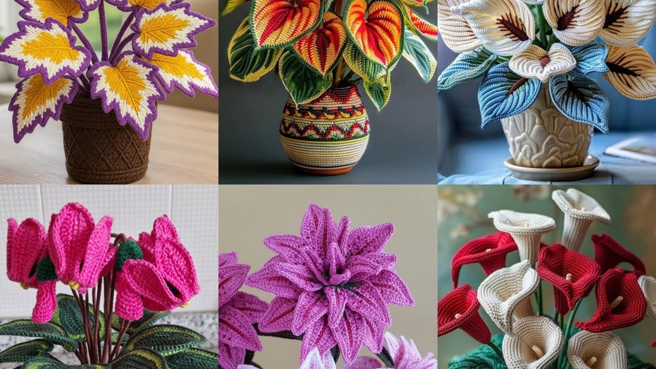 Most Beautiful  handmade crochet flowers/elegant home decor ideas/DIY Flower showcase 2026