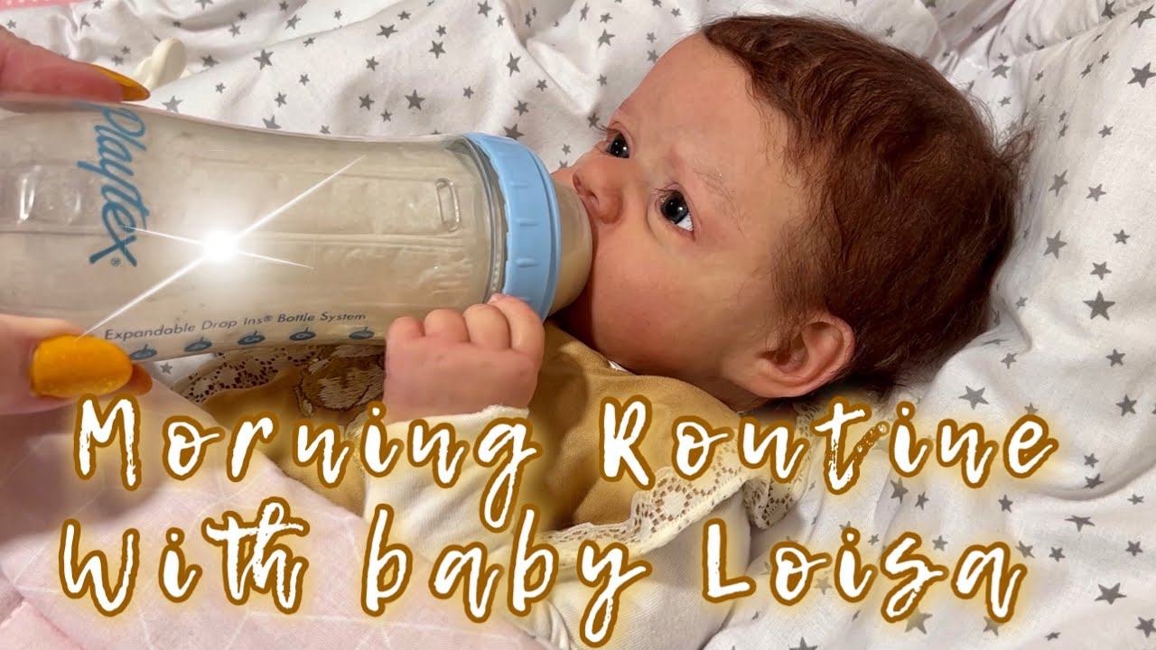 Silicone Morning routine with baby Louisa | Lou Lou awake silicone