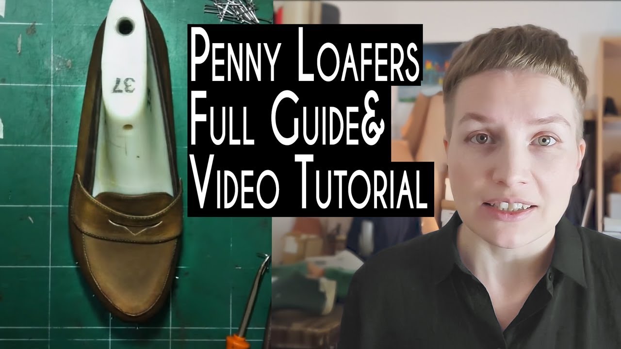 How to make shoes: Women Penny Loafers Full Guide&Video Tutorial