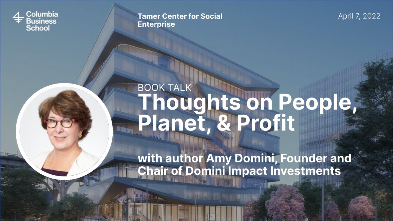 Book Talk: Thoughts On People, Planet, & Profit
