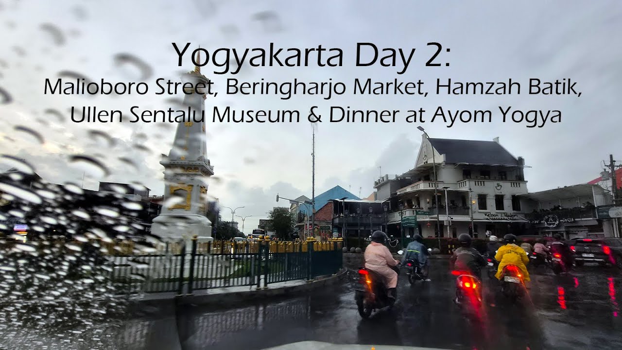 Yogyakarta Day 2: Beringharjo Market, Hamzah Batik, Ullen Sentalu Museum & Dinner at Ayom Yogya