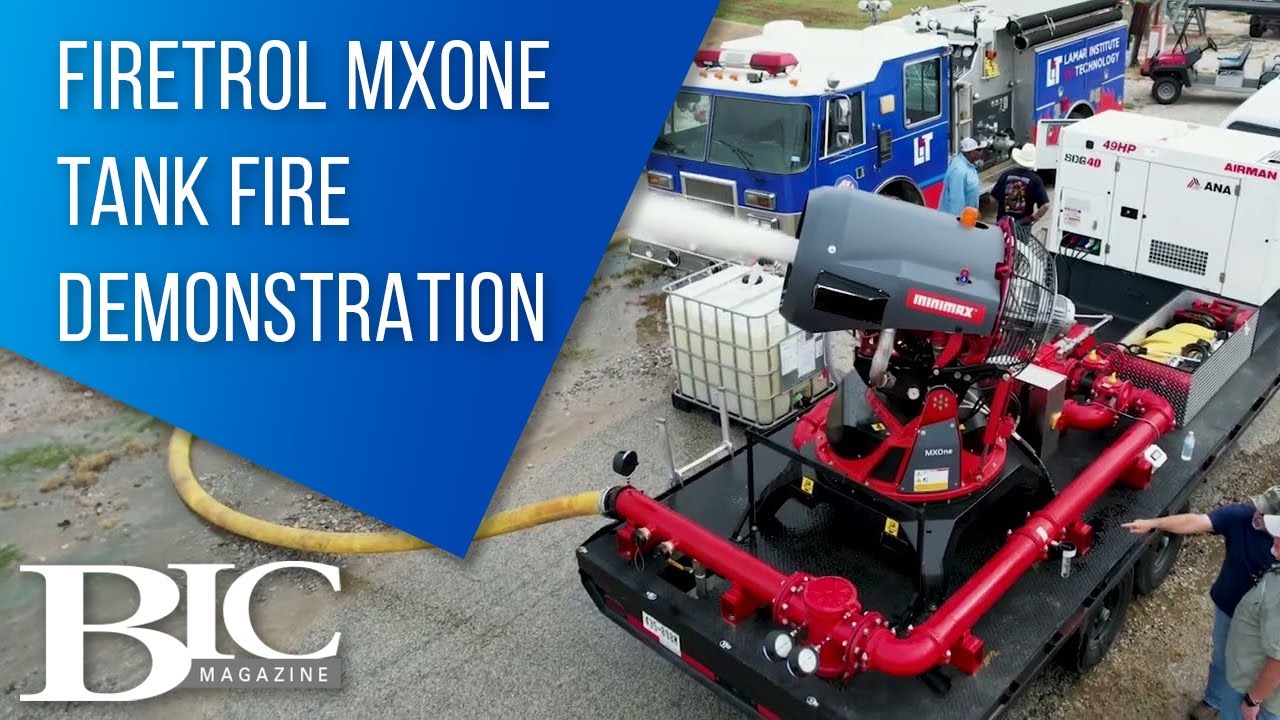 Firetrol MXOne tank fire demonstration