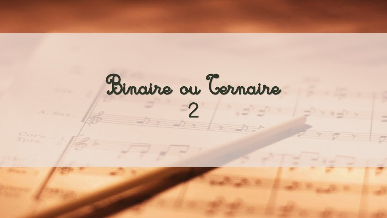 Binaire ou Ternaire 2