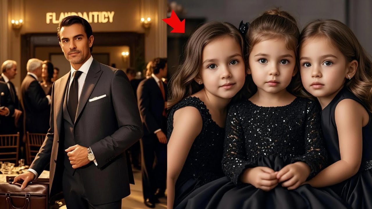 COMO ASSIM? CEO MILIONÁRIO DESCOBRE TER TRIGÊMEOS QUANDO TRÊS CRIANÇAS SE APROXIMAM EM EVENTO BENEFI