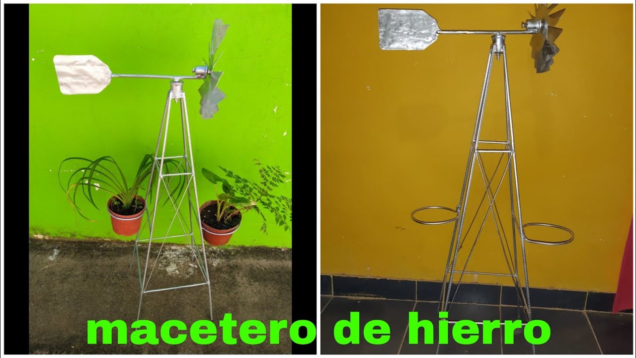 como hacer macetero de hierro /Arte en hierro