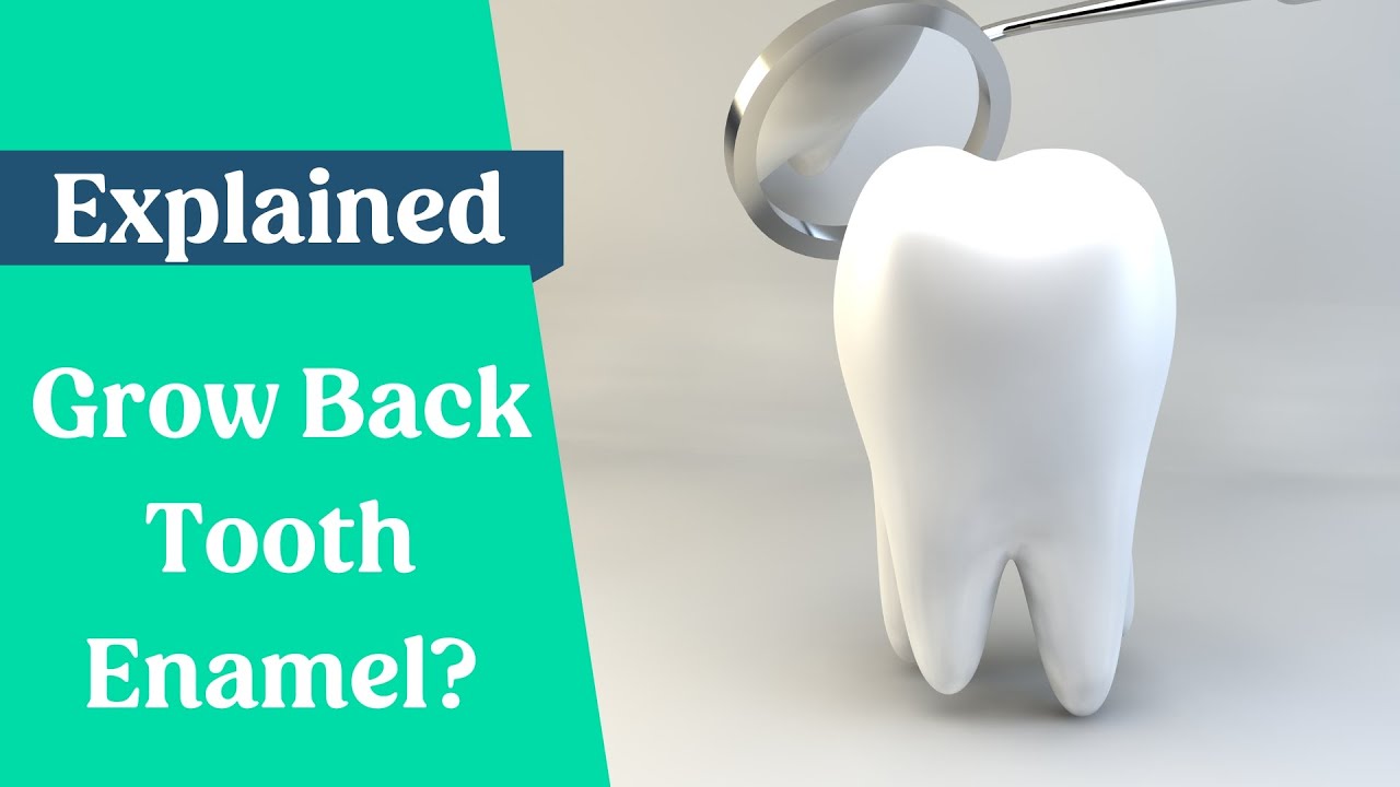 Can tooth enamel grow back?